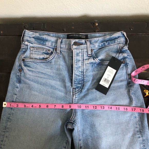 Veronica Beard Ryleigh Slim Straight Leg Jean, Amethyst Wash, Size 27 NWT - Picture 6 of 13